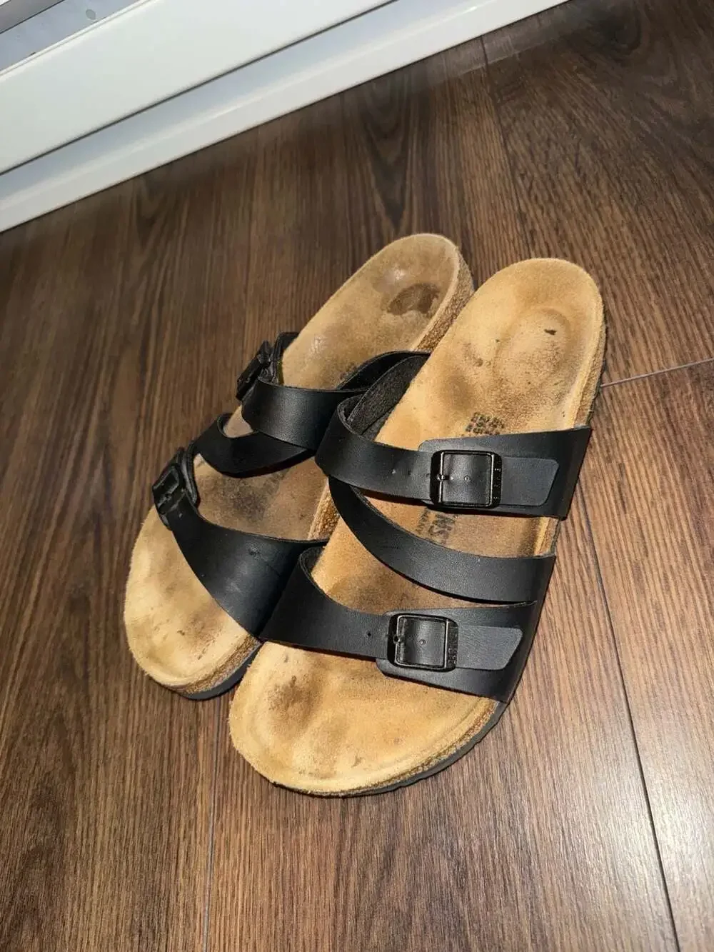 Birkenstock Salina Birko-Flor Black Strappy Sandals